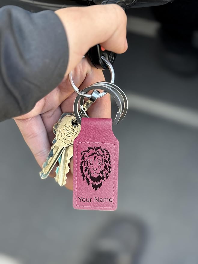LaserGram Rectangle Keychain, Flag of South Korea, Personalized Engraving Included