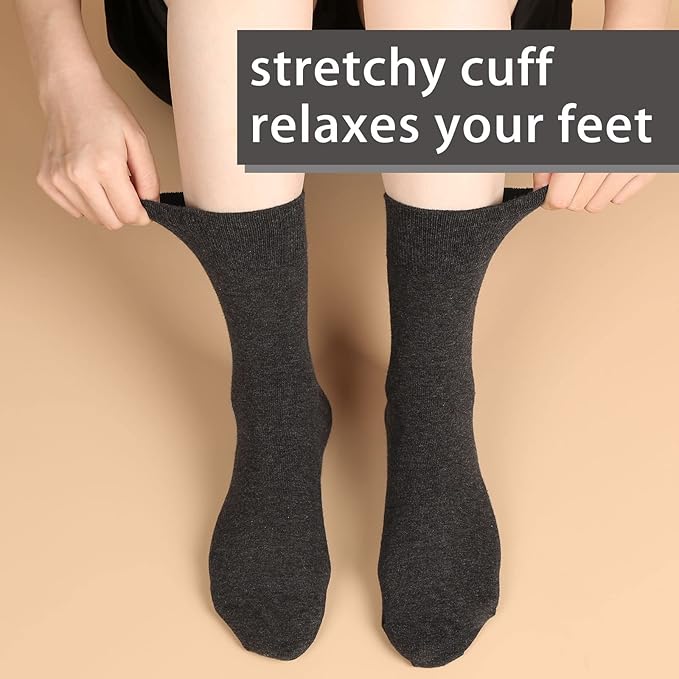 FGZ Women Thin Cotton Socks Soft Cozy Socks Cute Ankle Crew Socks 5 Pairs