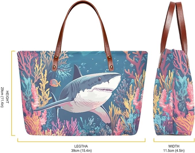 Womens Zip Up Tote Handbag Daisy Print Large Capacity Tote Purse Handbag Big Tote Bag Purse For Work Laptop