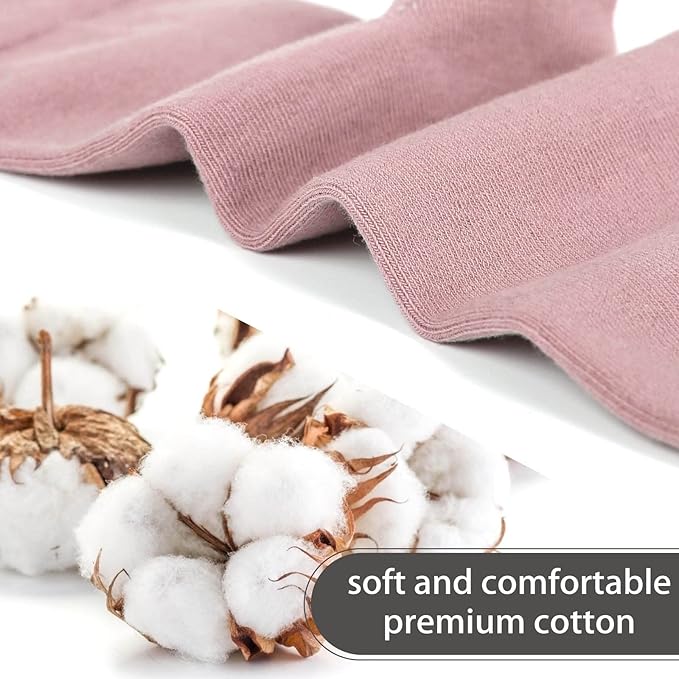 FGZ Women Thin Cotton Socks Soft Cozy Socks Cute Ankle Crew Socks 5 Pairs