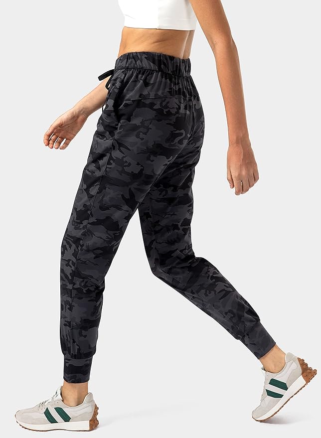 SANTINY Women's Joggers Pants Pockets Drawstring Running Sweatpants for Women Lounge Workout Jogging