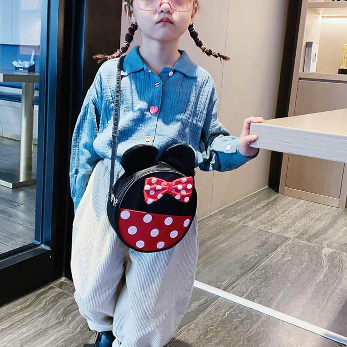 Cute Little Girls Crossbody Purse Toddler Cartoon Mini Mouse Travel Crossbody Bag Baby Small Kids Cross body Handbags | Cute, Cartoon, Travel, Small