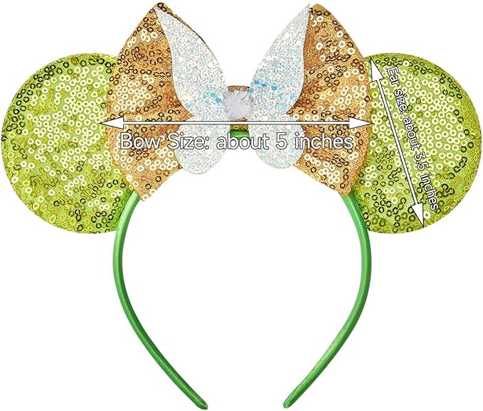 Eisyaa Mouse Ears Bow Headbands