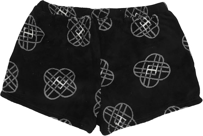 Kpop Demon Hunters All-Over Print Women’s Plush Shorts with Drawstring and Pockets