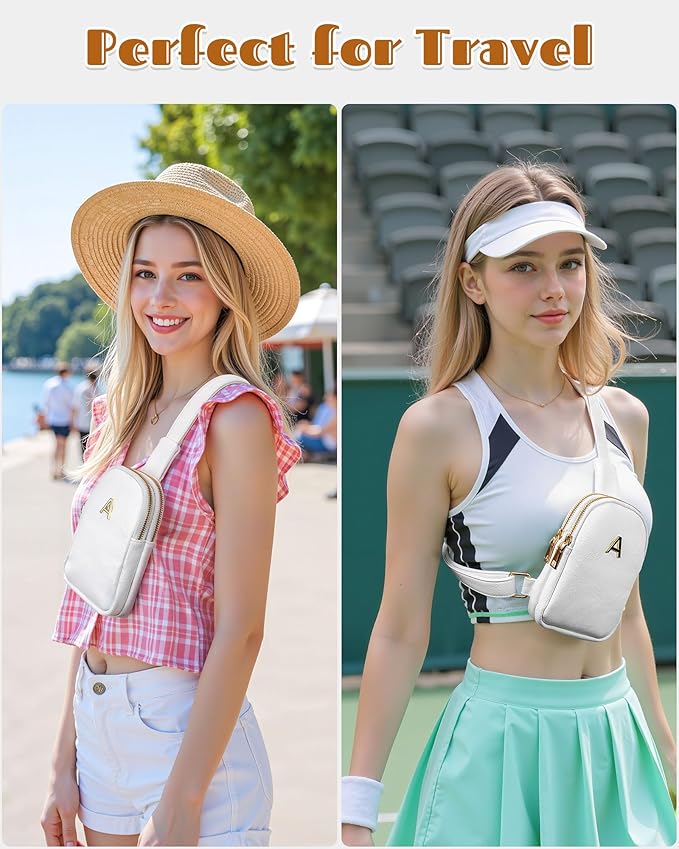 Personalized Bridesmaid Gifts for Teen Girls Women, Cute Sling Purse for Women Girls, Handsfree Travel Crossbody Bags, Monogrammed Handbag, Graduation Gift, Fashion Trendy Stuff