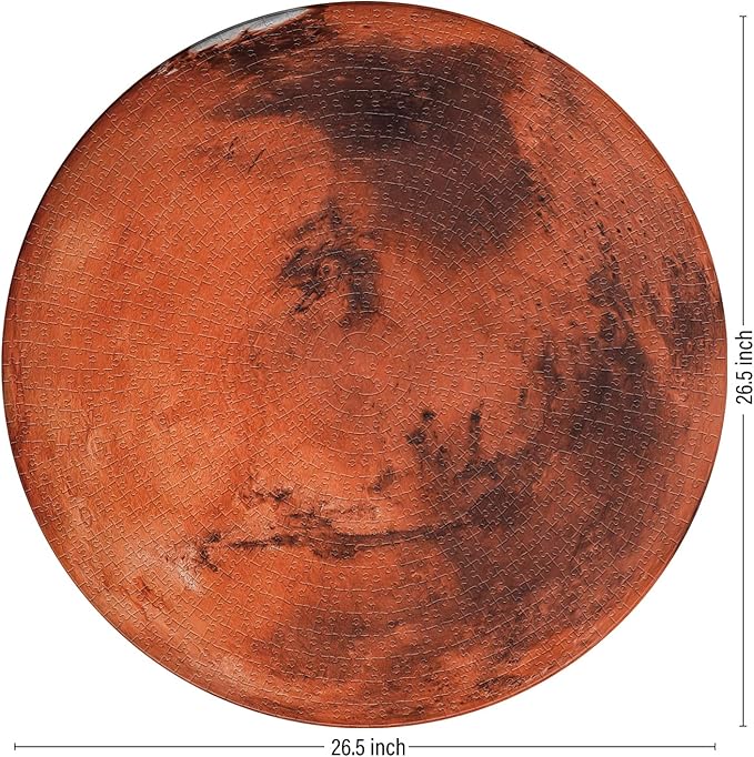Antelope - 1000 Piece No Dust Jigsaw Puzzle for Adults, Space Style, Round Puzzle, 1000 Pieces, 1 Set, 1 Puzzle