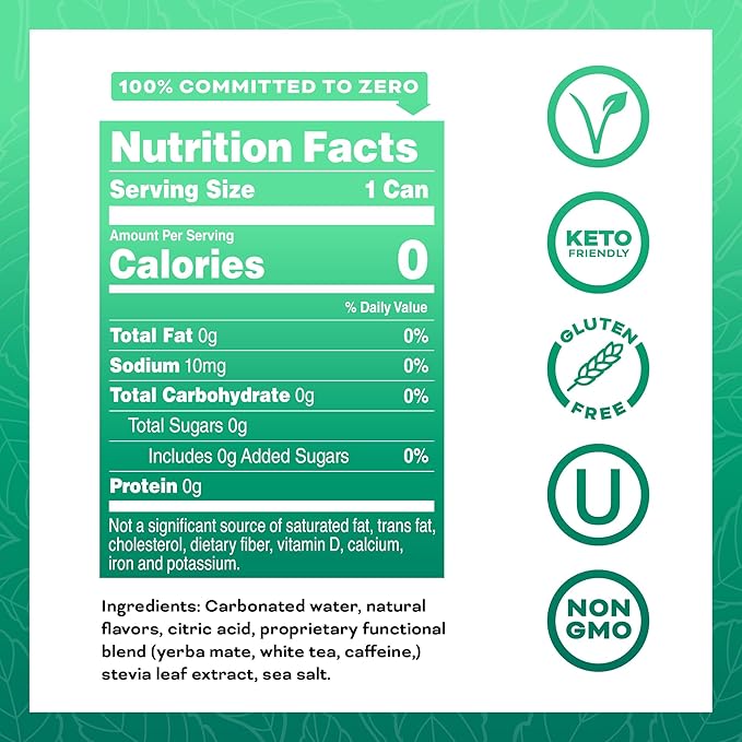 Yerbaé Variety Flex Pack, Functional Energy Drink - 0 Sugar, 0 Calories, 0 Carbs. Yerbae is Energized by Yerba Mate, Plant-Based, Healthy Alternative to Sugary Energy Beverages, 16oz cans (12 Pack)