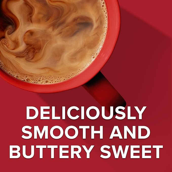 Folgers Buttery Caramel Flavored Coffee, 72 Keurig K-Cup Pods