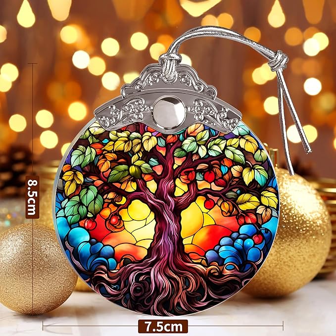 Jocidea Tree of Life Christmas Ornament - Tree Decor Gift - Holiday Keepsake - Stocking Stuffer