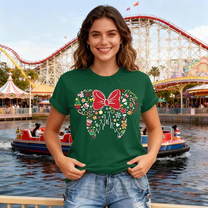 Magical Shirt for Women Magic Kingdom Tshirt Graphic Tee Family Vacation Short Sleeve Tops Summer Casual Tops
