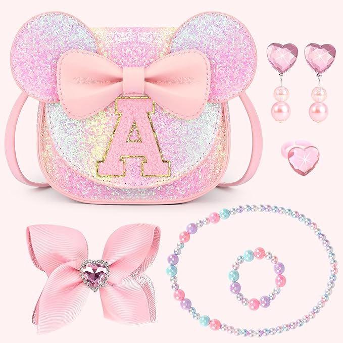 mibasies Toddler Purse Gifts for Girls: 3 Year Old Girl Gifts, Mouse Toys Purse Set