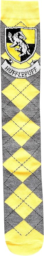 Hyp Harry Potter House Crests Argyle Juniors/Womens 4 Pack Knee High Socks