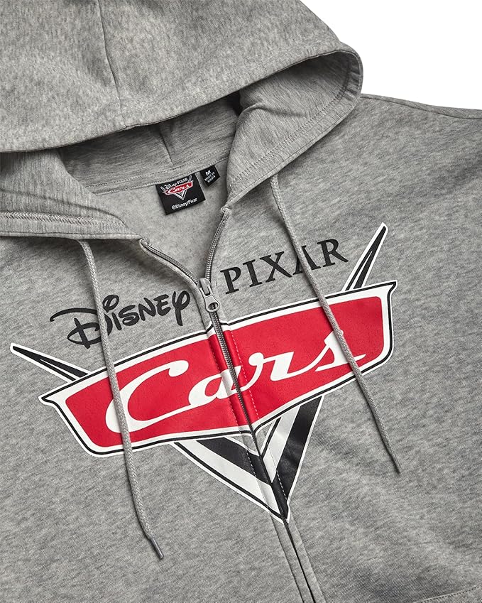 Disney Womens Zip Up Hoodies - Cars Lightning McQueen Lilo and Stitch Angel Marie Fleece Graphic Sweatshirts for Women (S-3X)