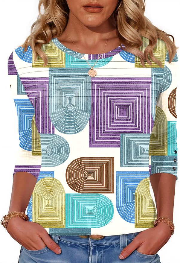 Blouses for Women Dressy Casual Long Sleeve Fall Fashion Tops Trendy Outfits for Work Office Shirts Thicker Clothes