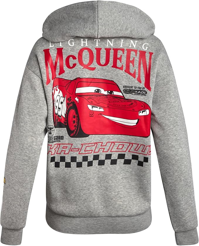 Disney Womens Zip Up Hoodies - Cars Lightning McQueen Lilo and Stitch Angel Marie Fleece Graphic Sweatshirts for Women (S-3X)