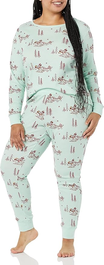 Amazon Essentials Disney | Marvel | Star Wars Women's Snug-Fit Cotton Pajama Sleepwear Sets