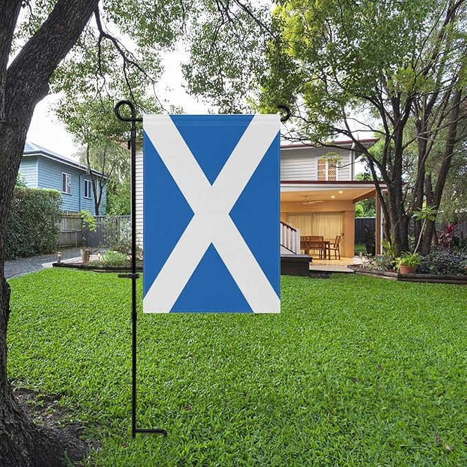 Scotland Flag Scottish Flag, Small Scottish Garden Flags for Yard Patio Porch Independence Day Patriotic Festival Outdoor Decorations