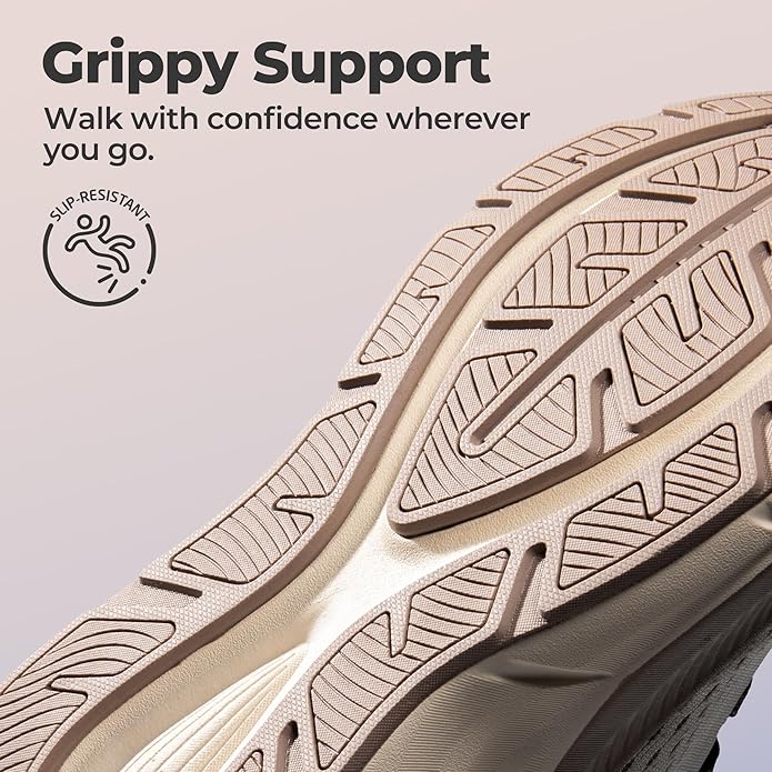 NORTIV 8 Women's Hands Free Slip On Walking Running Shoes Cushion Comfortable Tennis Shoes Non-Slip Workout Gym Sports Athletic Fashion Sneakers