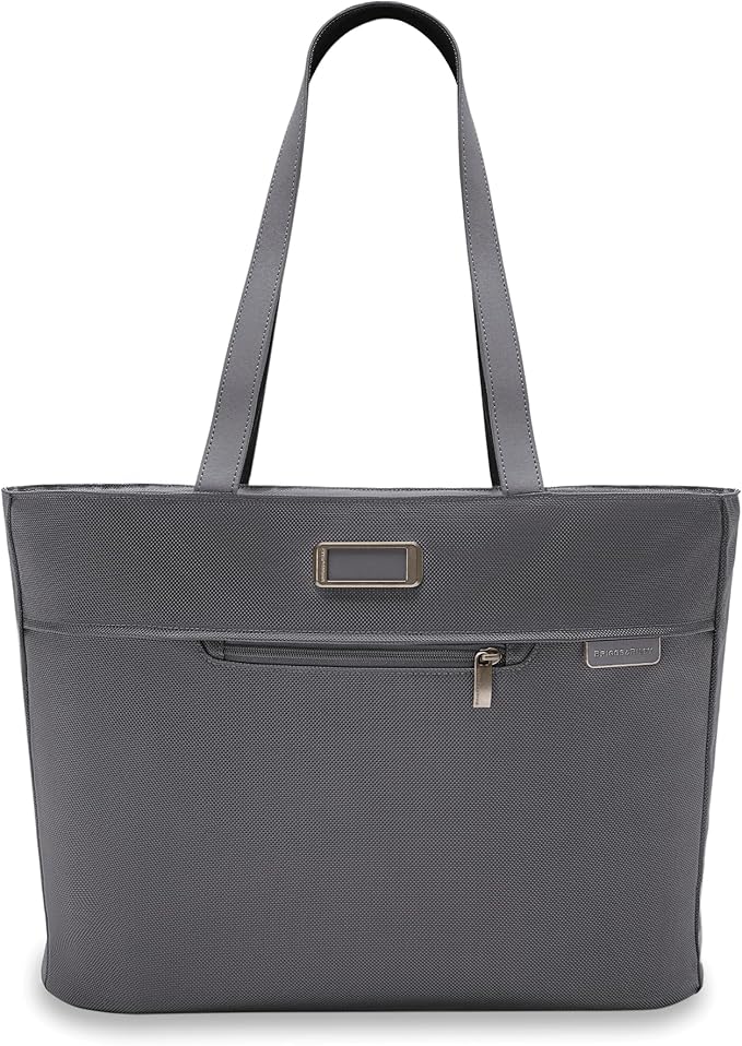 Briggs & Riley Traveler Tote Bag - Nylon Tote Bag for Weekend Travel & Work, Smooth Zipper Closure - Baseline Collection