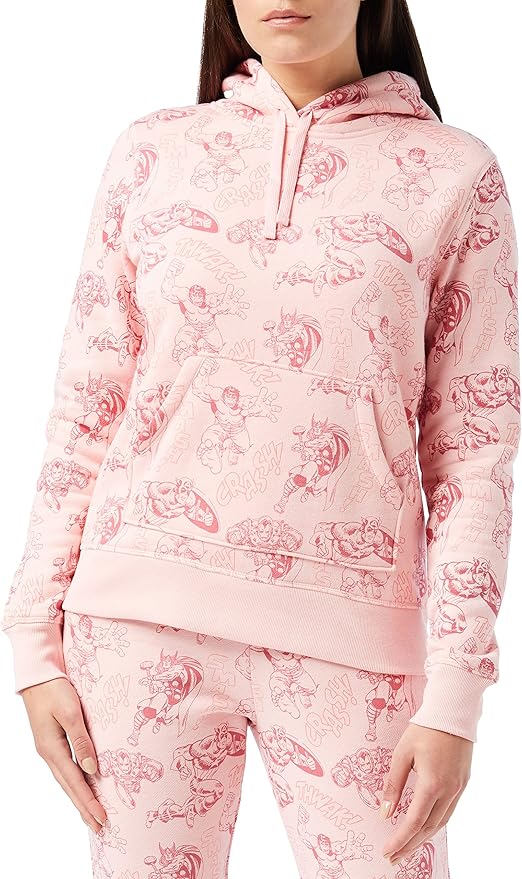 Amazon Essentials Disney | Marvel | Star Wars | Princess Women's Fleece Pullover Hoodie Sweatshirts (Available in Plus Size)