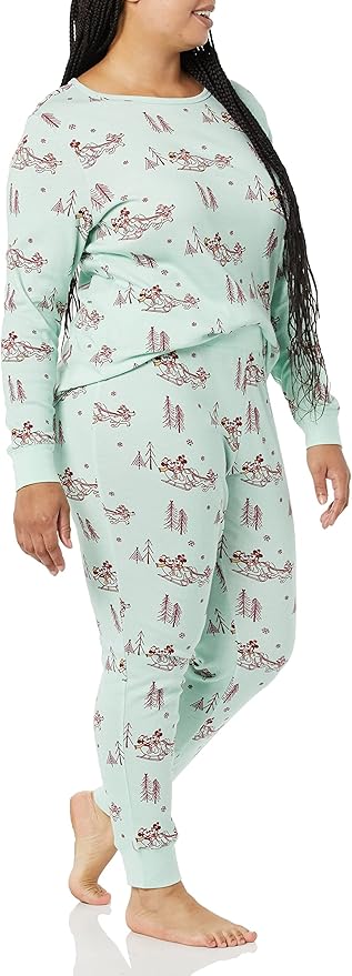 Amazon Essentials Disney | Marvel | Star Wars Women's Snug-Fit Cotton Pajama Sleepwear Sets