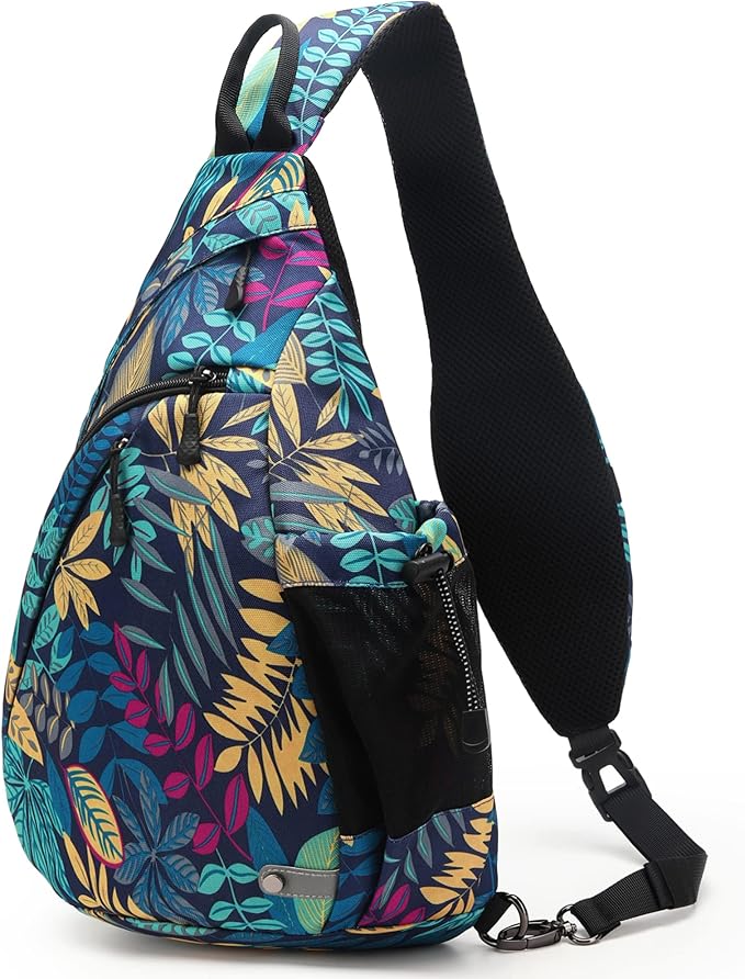 TurnWay Water-Proof Sling bag/Crossbody Backpack/Shoulder Bag with USB Charging Port for Travel, Hiking, Cycling, Camping