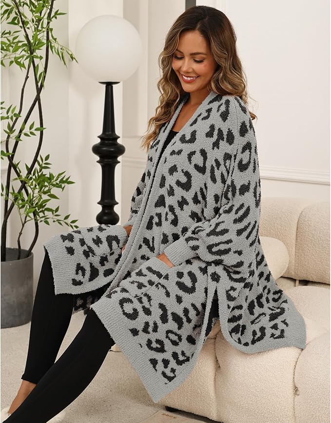 Wearable Blanket Sherpa Poncho Unique Office Work Warm Cozy Shawl TV Throw Blankets, Plush Cape Wrap for Adults