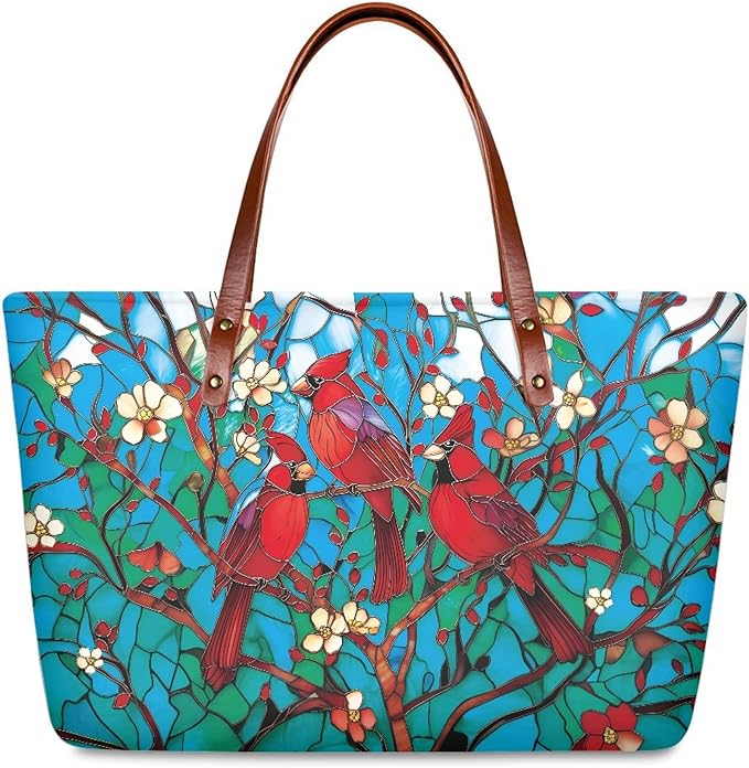 Womens Zip Up Tote Handbag Daisy Print Large Capacity Tote Purse Handbag Big Tote Bag Purse For Work Laptop