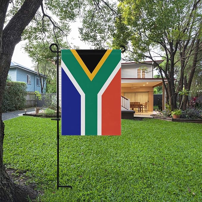 South Africa Flag South African Flag, Small South African Garden Flags for Yard Patio Porch Independence Day Patriotic Festival Outdoor Decorations