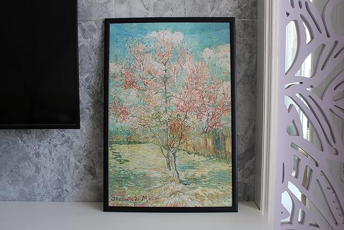 Funnybox- The Pink Peach Tree by Vincent Willem Wooden Jigsaw Puzzle 1000 Pieces for Teens and Family