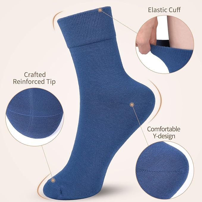 FGZ Women Thin Cotton Socks Soft Cozy Socks Cute Ankle Crew Socks 5 Pairs