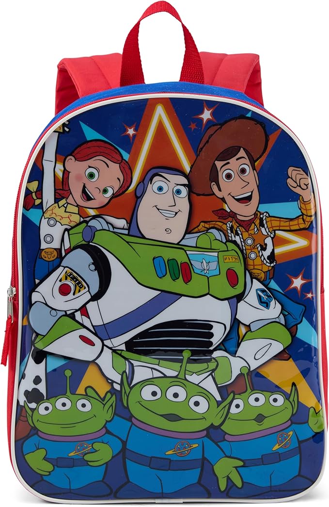 Disney Toy Story Backpack for Kids - Cute & Durable Kids Backpack for Boys with Padded Straps & Zip Compartment - Ideal Toddler Bookbag for School & Travel - 15”