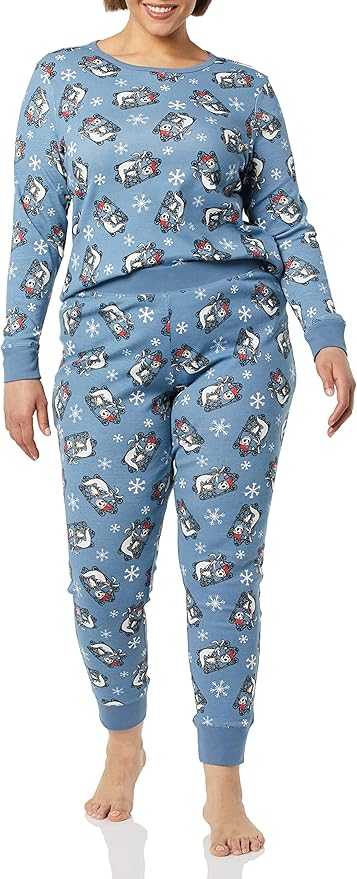 Amazon Essentials Disney | Marvel | Star Wars Women's Snug-Fit Cotton Pajama Sleepwear Sets