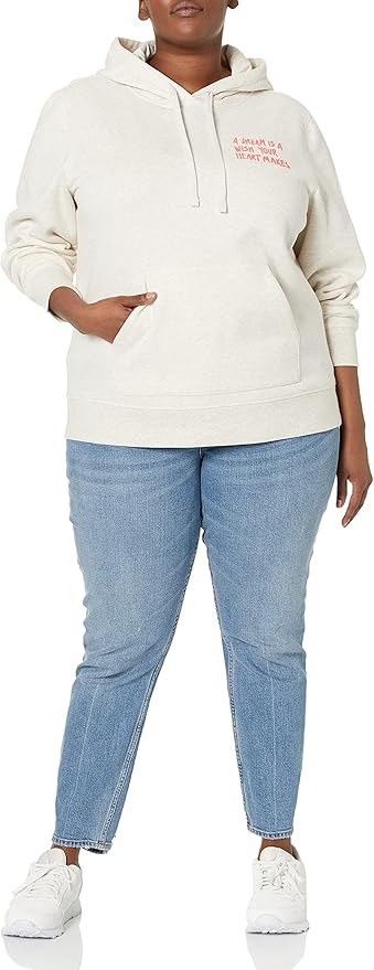 Amazon Essentials Disney | Marvel | Star Wars | Princess Women's Fleece Pullover Hoodie Sweatshirts (Available in Plus Size)