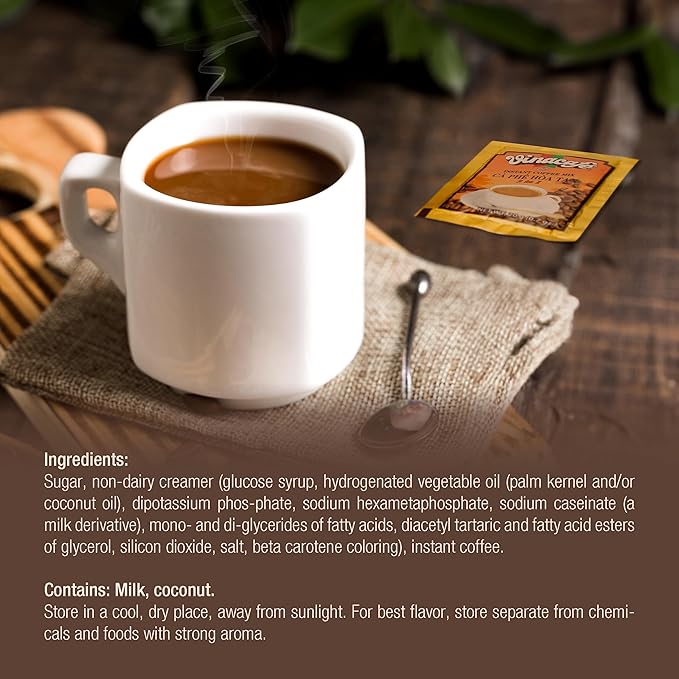 Vinacafe 400 Cts Vietnamese Instant Coffee Mix 3 in 1 Single Serves (Pack of 20 | 20 Sachets Per Bag) Balanced Medium Roast Coffee Mix for Quick Preparation at Home, Office or Travel, Single Serve Sachets