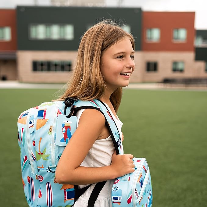 Wildkin 15-inch Kids Backpack – Durable, Padded, Adjustable for School & Travel - Surf Shack