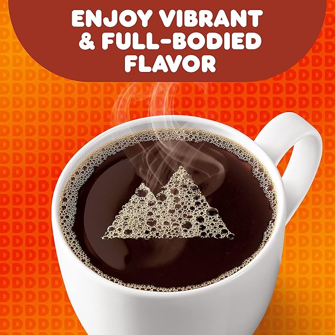 Dunkin' 100% Colombian Medium Roast Coffee, 10 Keurig K-Cup Pods