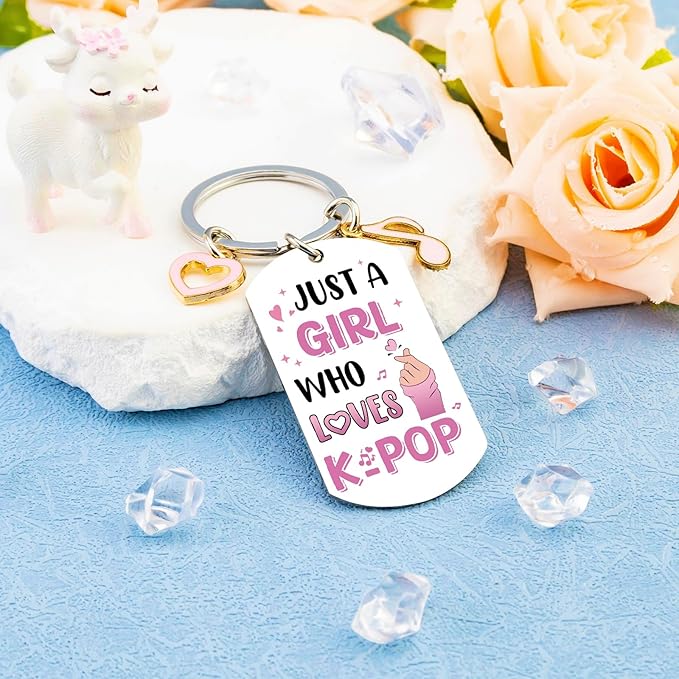 Yoxiumi Kpop Gifts for Girls K Pop Gifts for K-pop Lovers Kpop Keychain Accessories for Girls Birthday Christmas Stocking Stuffers for k-Pop Lovers Cute K Pop Stuff Keychains