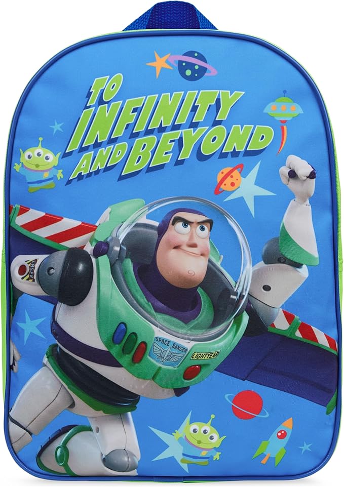 Get Trend Toy Story Mini Backpack Kids Toddlers 13x9” Rucksack Kindergarten Bag Preschool Sports Travel Backpacks 3+ Gifts for Kids (Blue Buzz)