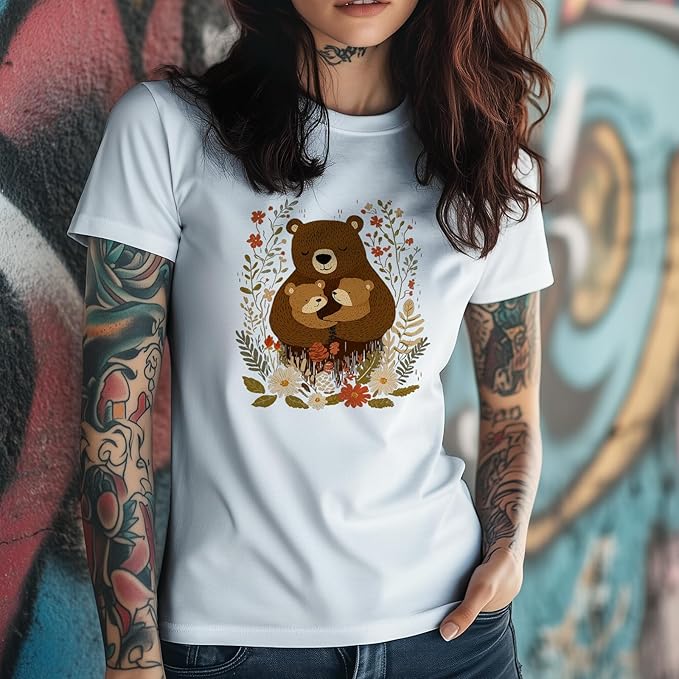 Cute Graphic T-Shirts for Women Crewneck Short Sleeve Tees Vintage Y2K Tops Loose Casual Summer Boho Outfits