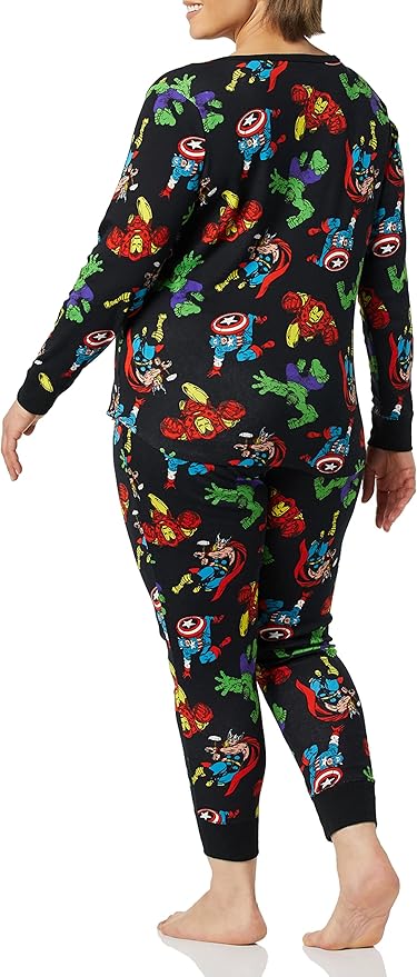 Amazon Essentials Disney | Marvel | Star Wars Women's Snug-Fit Cotton Pajama Sleepwear Sets