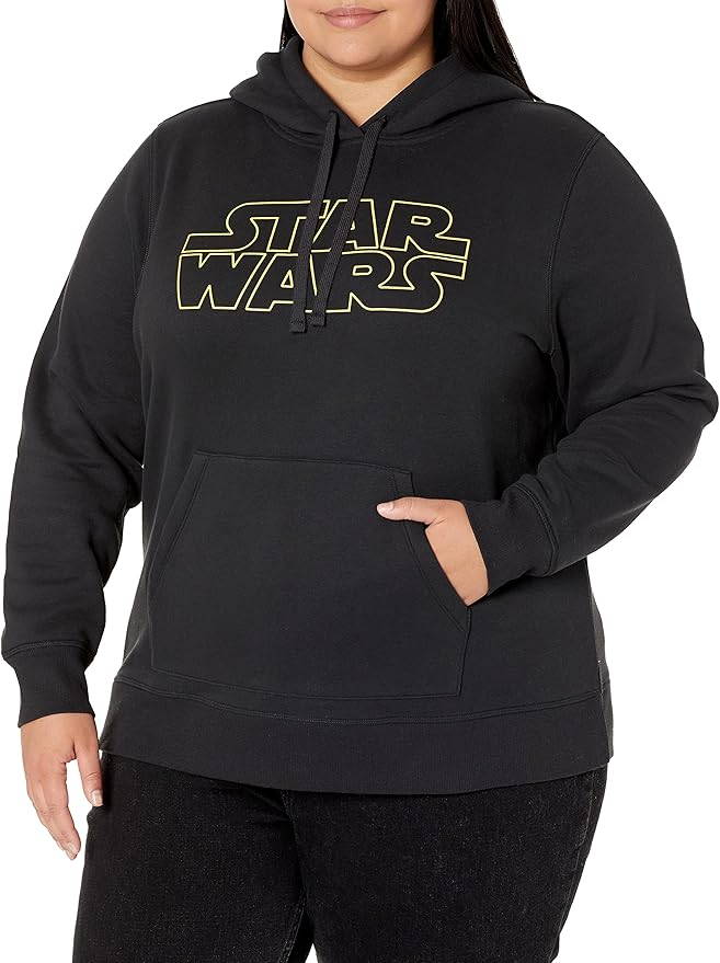 Amazon Essentials Disney | Marvel | Star Wars | Princess Women's Fleece Pullover Hoodie Sweatshirts (Available in Plus Size)