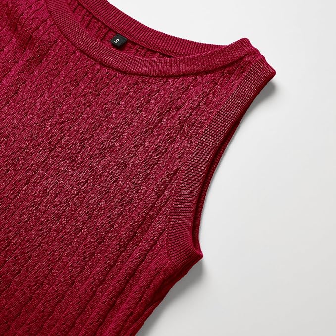 Arach&Cloz Women's Wool Blend Sweaters Non See Through All-Season Business Casual Tank 2026