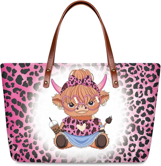 Womens Zip Up Tote Handbag Daisy Print Large Capacity Tote Purse Handbag Big Tote Bag Purse For Work Laptop
