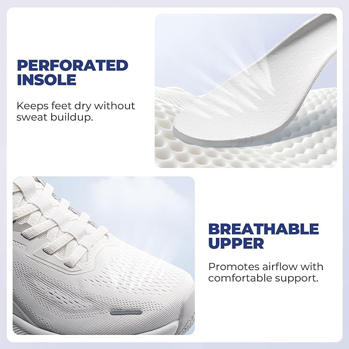 Women's Slip On Walking Shoes Hands-Free Cushion Running Tennis Shoes Non-Slip Comfortable Workout Gym Sports Athletic Fashion Sneakers