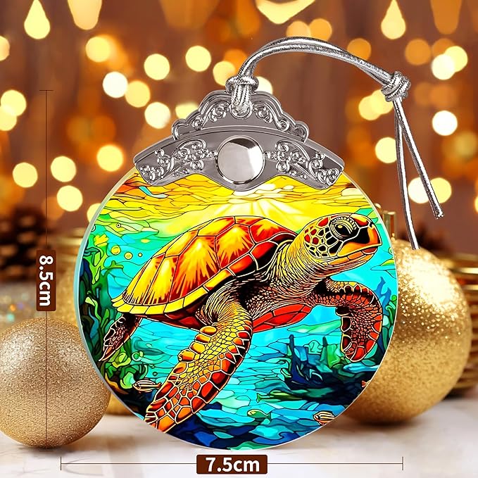 Jocidea Sea Turtle Ornament - Christmas Keepsake & Stocking Stuffer - Turtle Gift