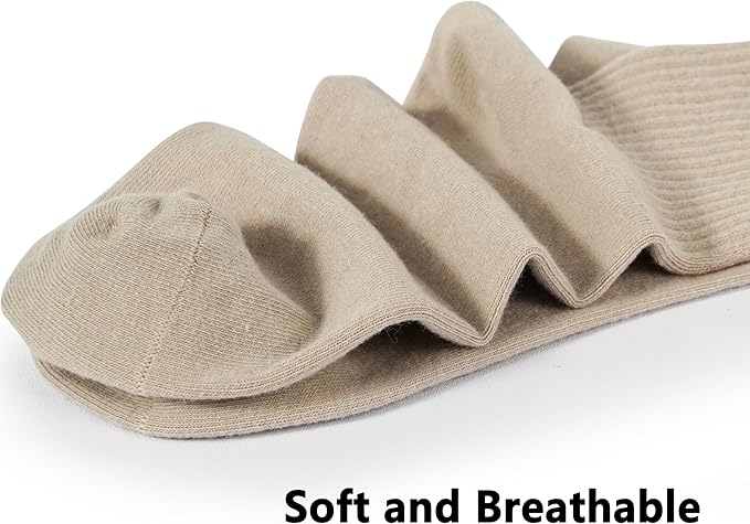 BomKinta Women Casual Calf Socks - Cute Cotton Crew Socks - Soft Above Ankle Sock 6 Pairs Size 5-10