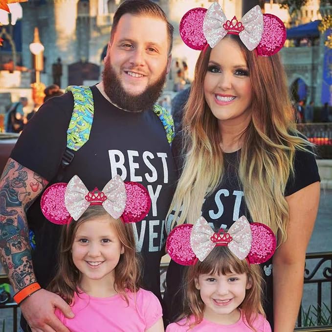 Eisyaa Mouse Ears Bow Headbands