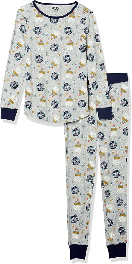 Amazon Essentials Disney | Marvel | Star Wars Women's Snug-Fit Cotton Pajama Sleepwear Sets