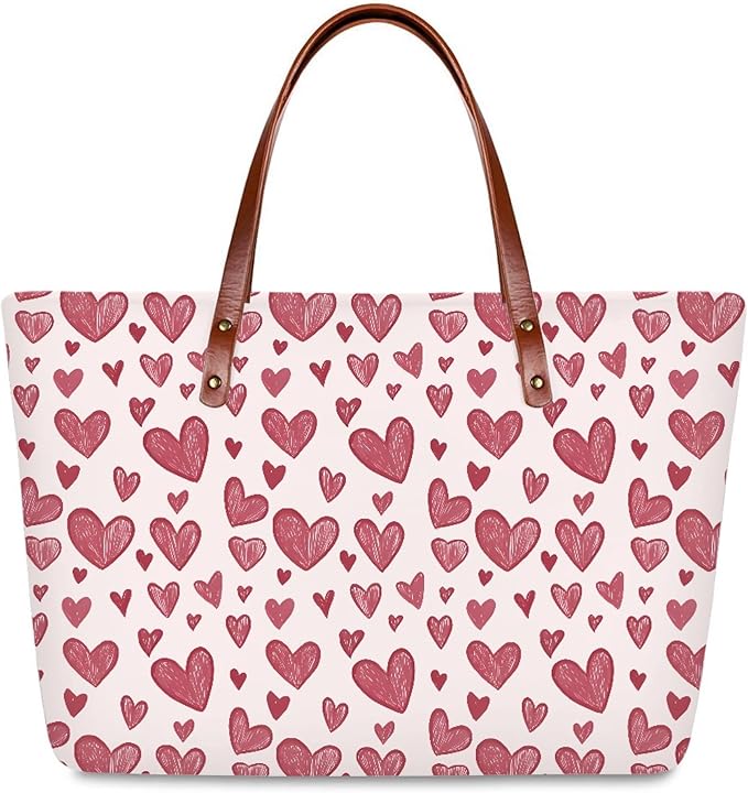 Womens Zip Up Tote Handbag Daisy Print Large Capacity Tote Purse Handbag Big Tote Bag Purse For Work Laptop